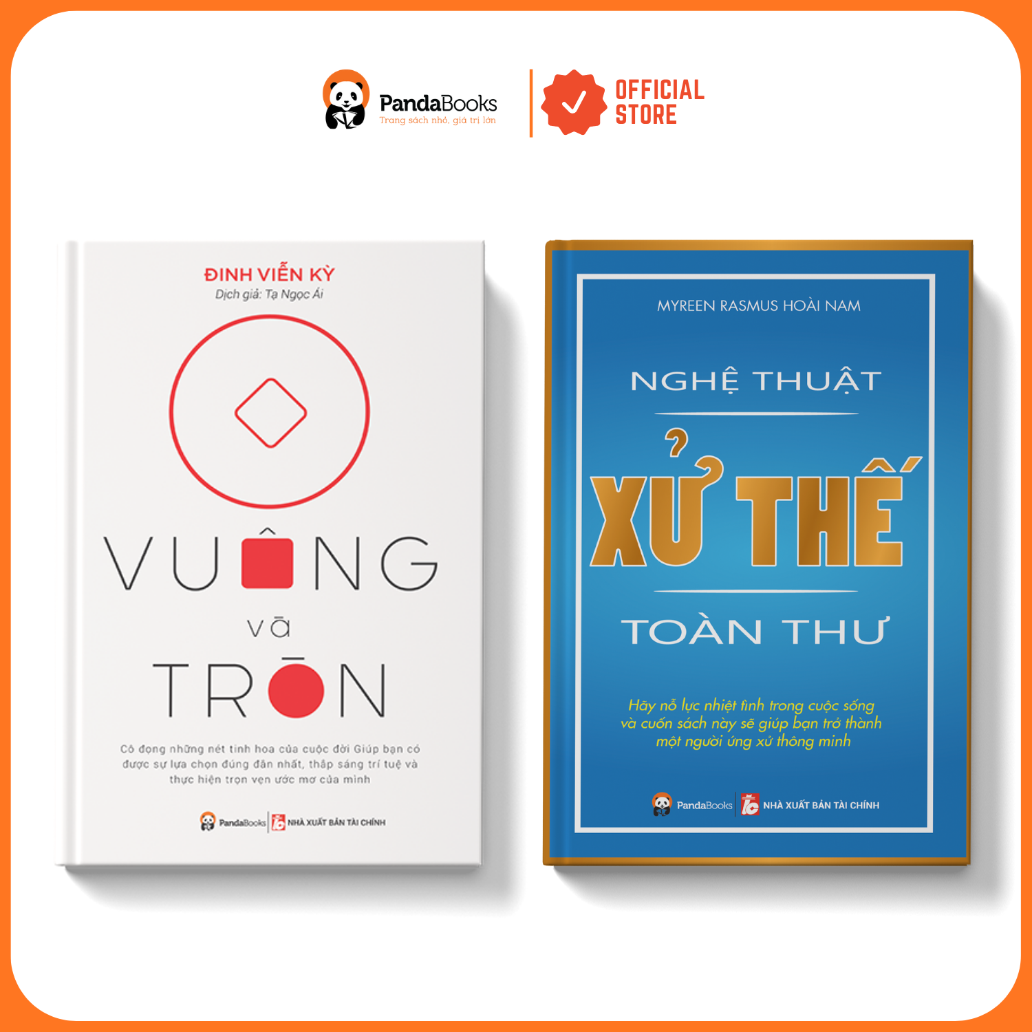 Sách - Combo 2 cuốn Vuông và tròn + Nghệ thuật xử thế toàn thư
