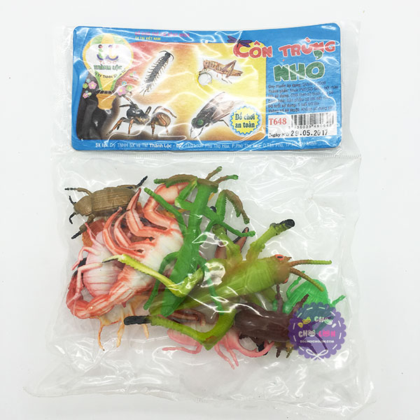 Bộ đồ chơi các loài côn trùng nhỏ bằng nhựa Thành Lộc