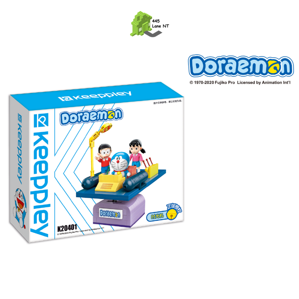Đồ Chơi Lắp Ráp Qman Keeppley 20401 Cỗ Máy Thời Gian Của Doraemon Nobita Cho Trẻ Từ 6 Tuổi