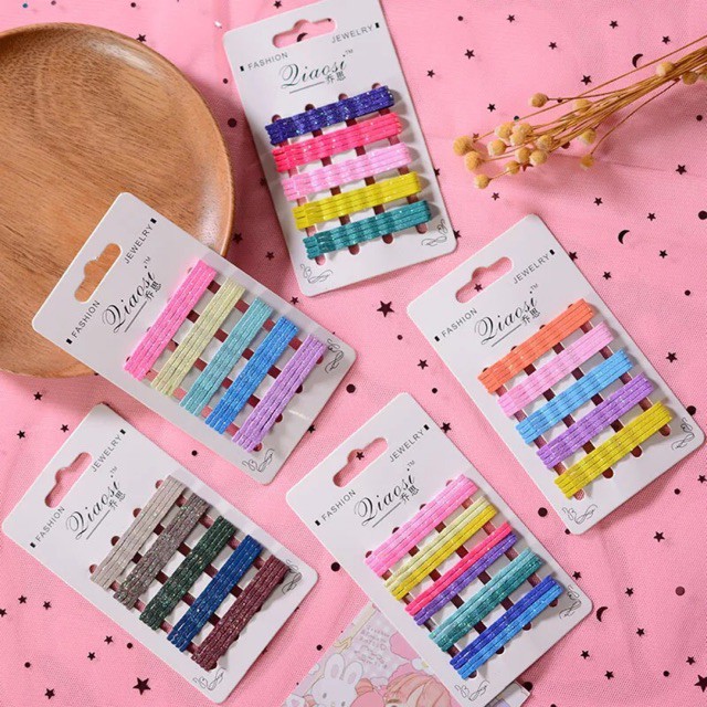 Set kẹp tăm 20 chiếc nhiều màu xinh xắn