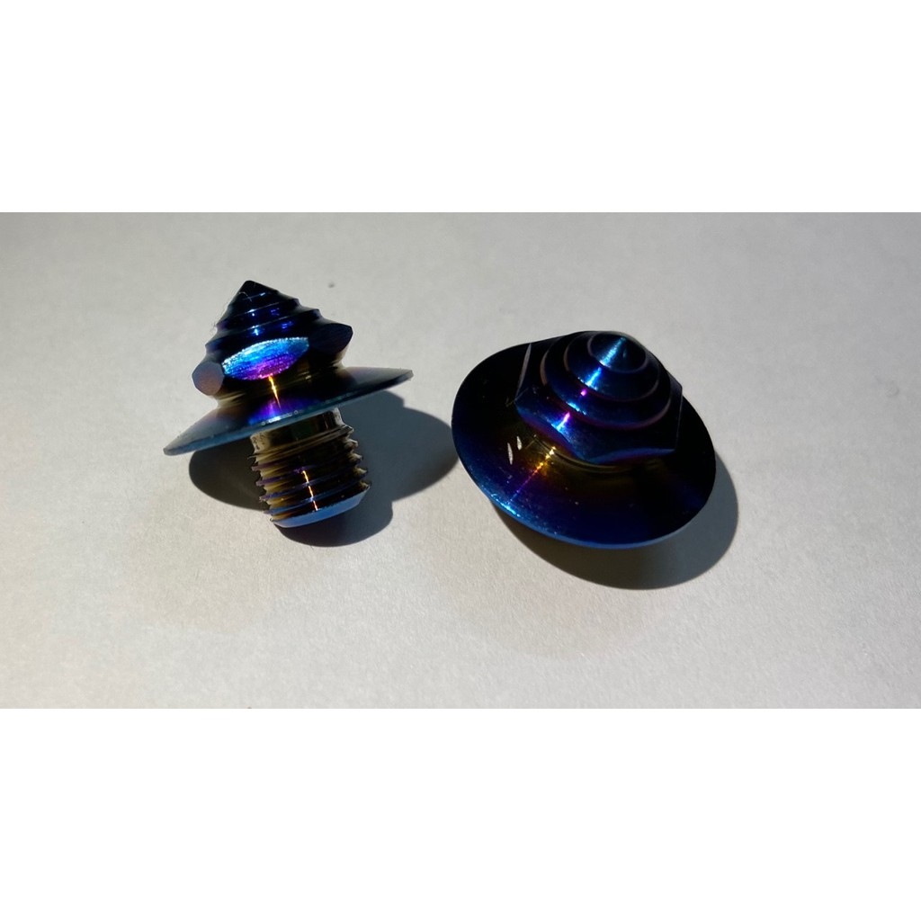 Ốc chân gương titan 7 màu gắn lỗ chân gương xe máy giá 1 ốc