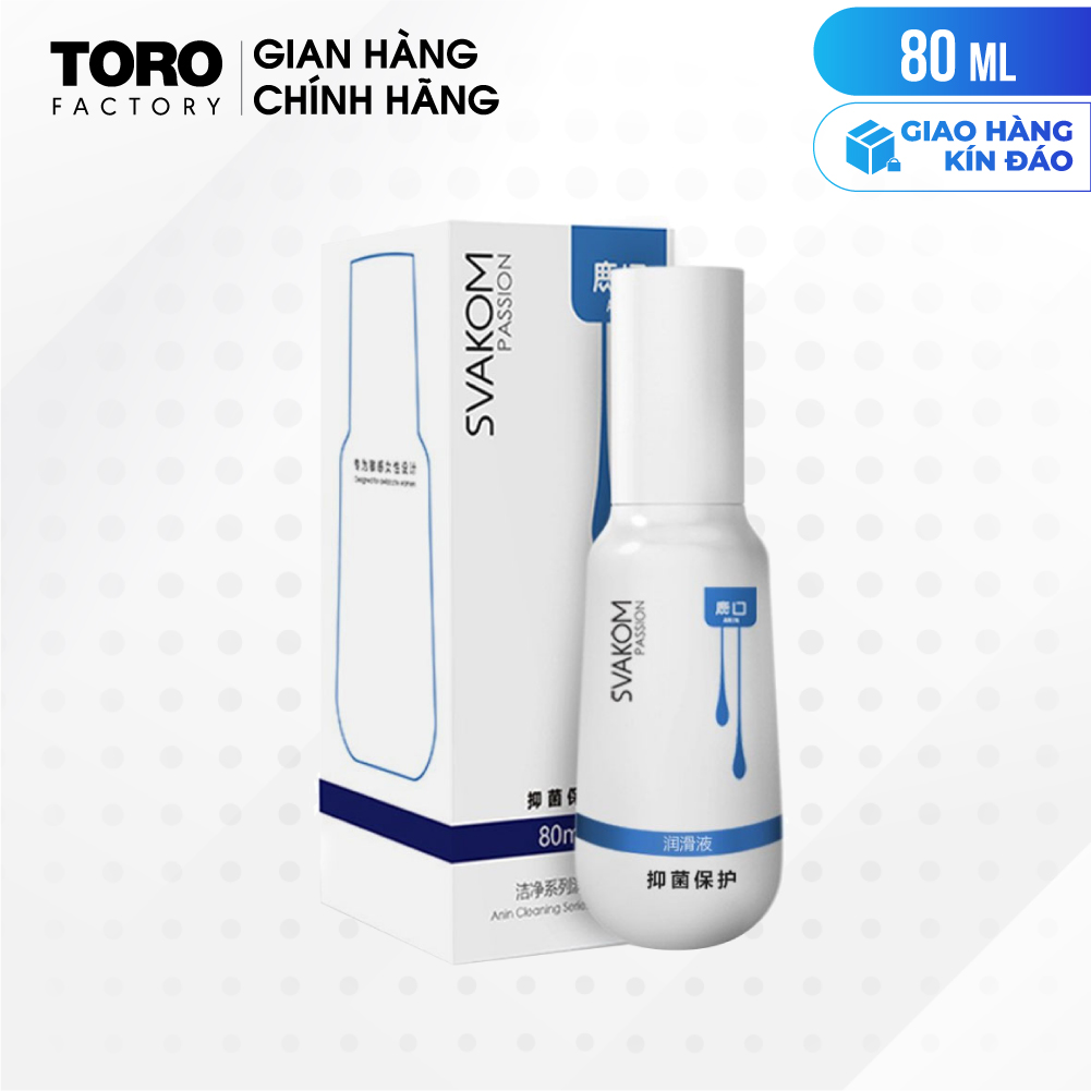 Gel bôi trơn kháng khuẩn chăm sóc vùng kín Svakom Passion - Chai 80ml | TORO FACTORY