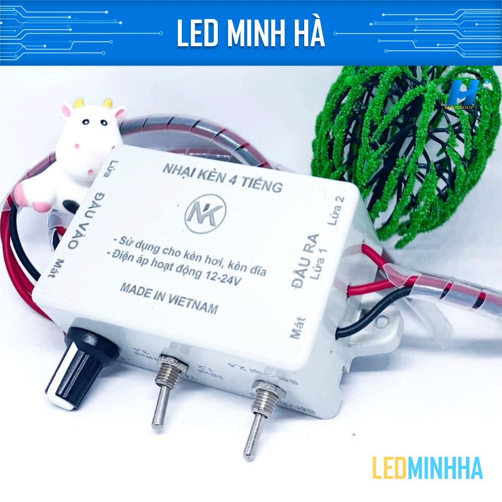 Cục nhại còi ô tô xe máy xe máy điện lắp đặt dễ dàng