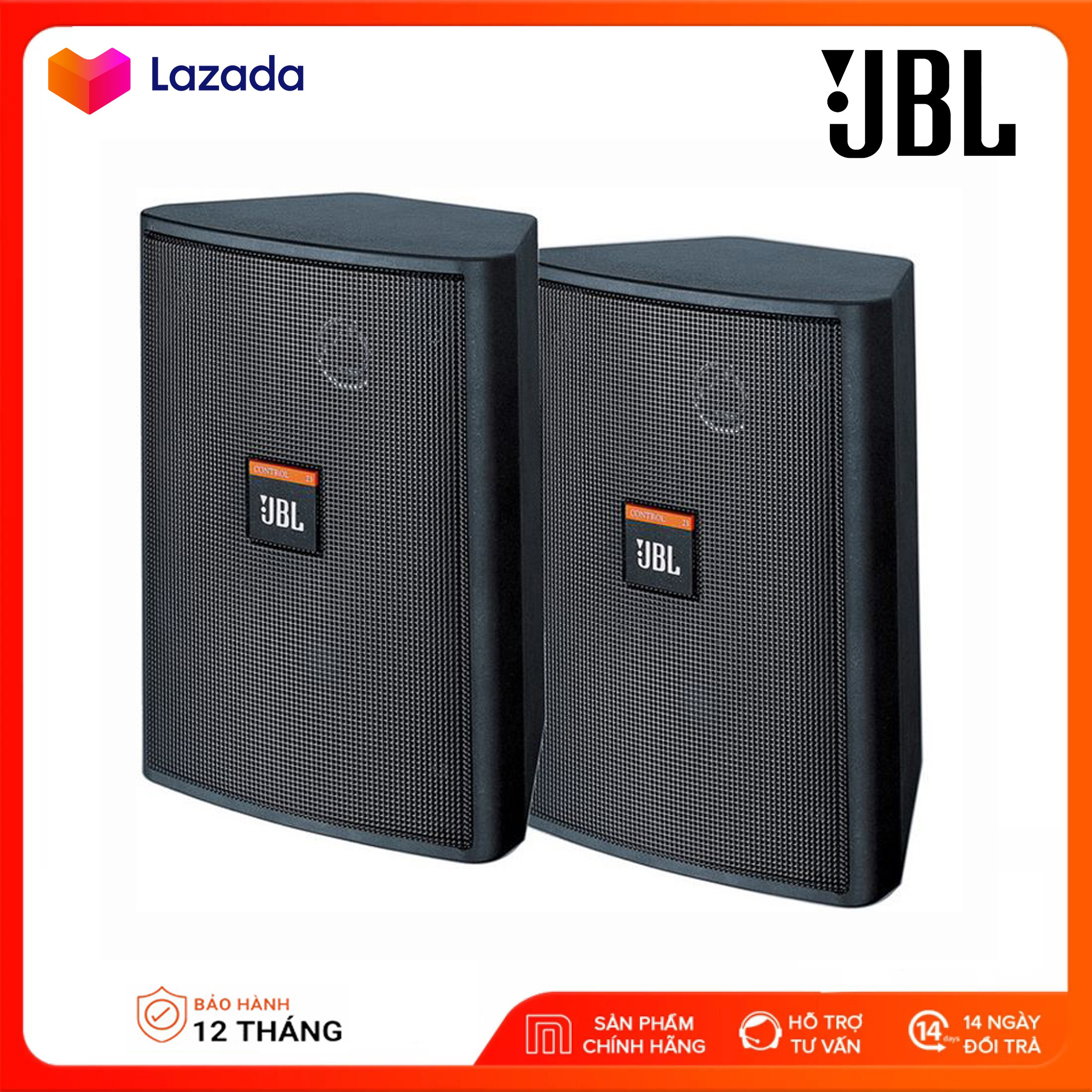 Loa Treo Tường JBL Control 25 - Loa Ngoài Trời - Loa Treo Tường Chuyên Dụng Nhà Hàng, Quán Cafe, Karaoke...Công Suất Lớn Công Suất Lớn 150W, Công Nghệ Âm Thanh Mới, Với 2 Củ Loa Cao Cấp, Âm Thanh Trung Thực, Bass Chắc Khỏe Cực Hay
