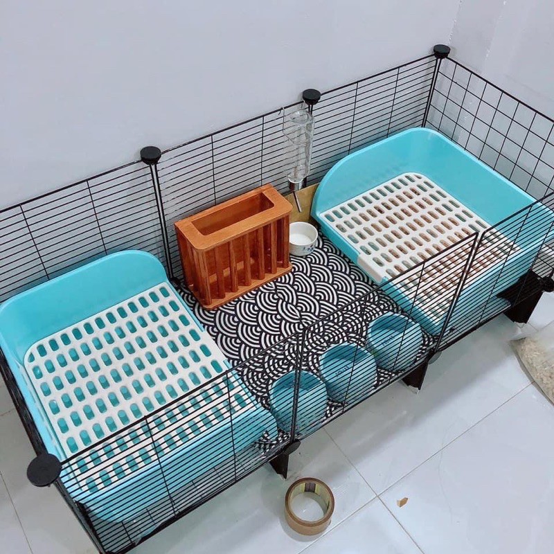 Khay vệ sinh size đại cho thỏ, chuột lang