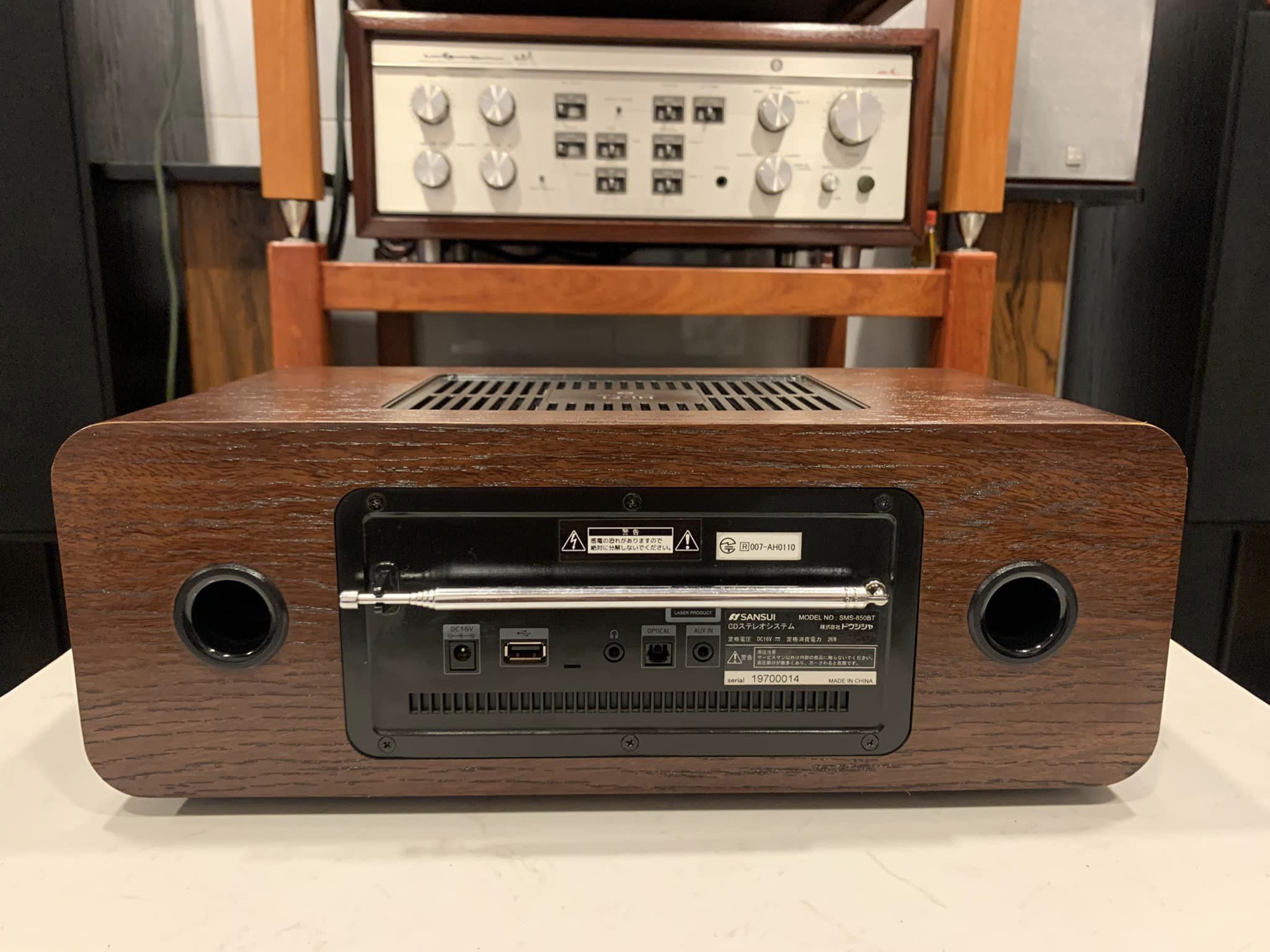 SANSUI SMS-850BT SANSUI Bluetooth機能搭載 CDステレオシステム