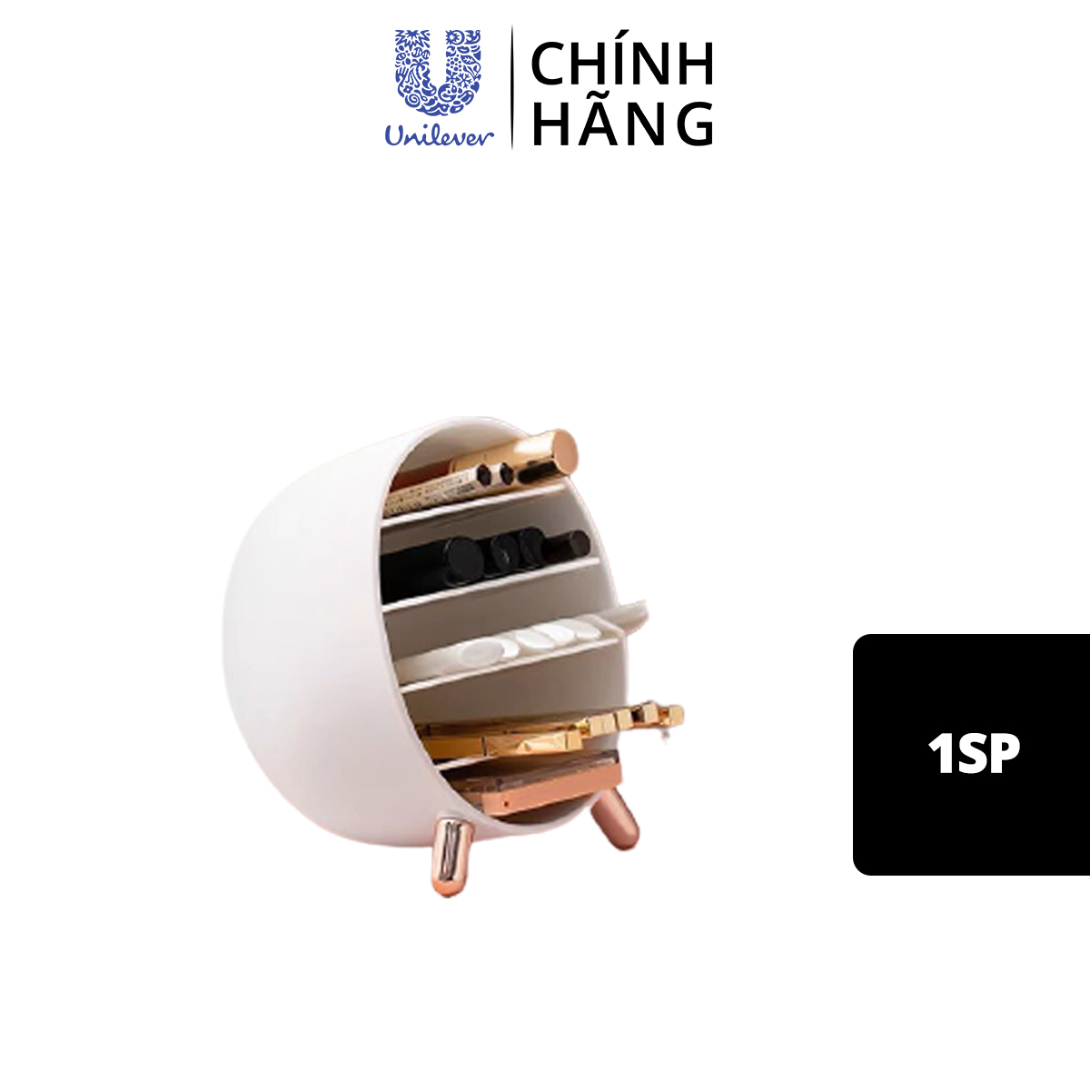 - Kệ mini đựng dụng cụ trang điểm