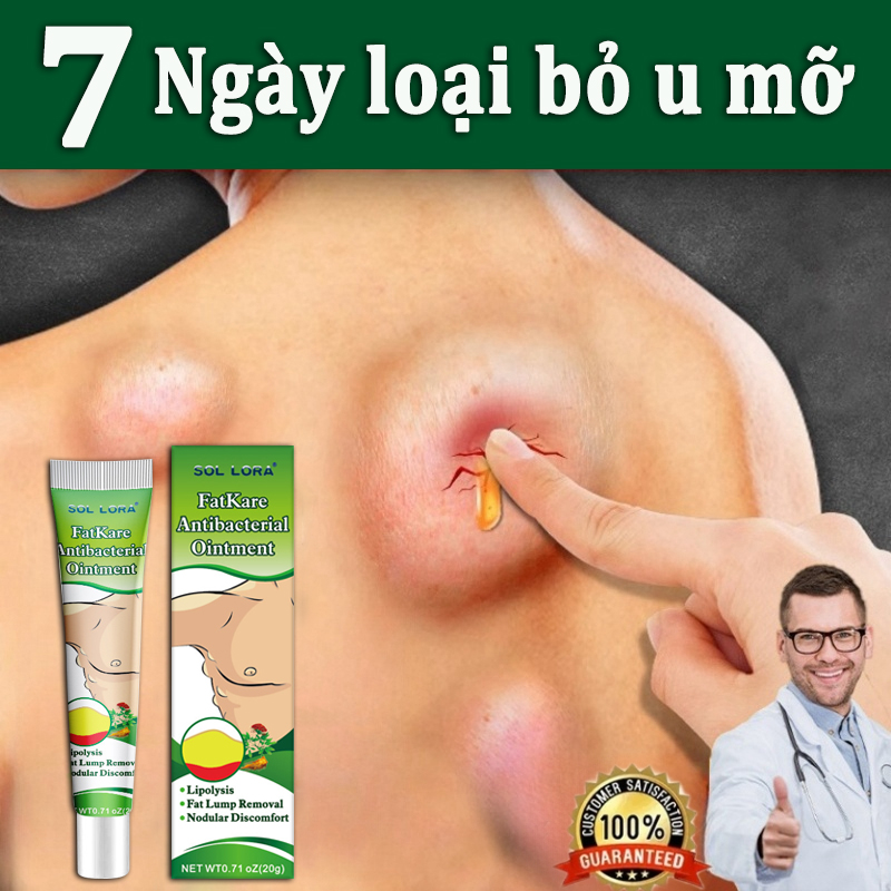 Kem tan u mỡ 20G Kem tan mỡ 99% loại bỏ khối u mỡ hiệu quả, Kem tan u mỡ tan u cứng Nhanh chóng loại bỏ u mỡ