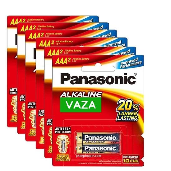 Pin aaa alkaline panasonic - lr03t/2b - vỉ 2 viên - made in thailand