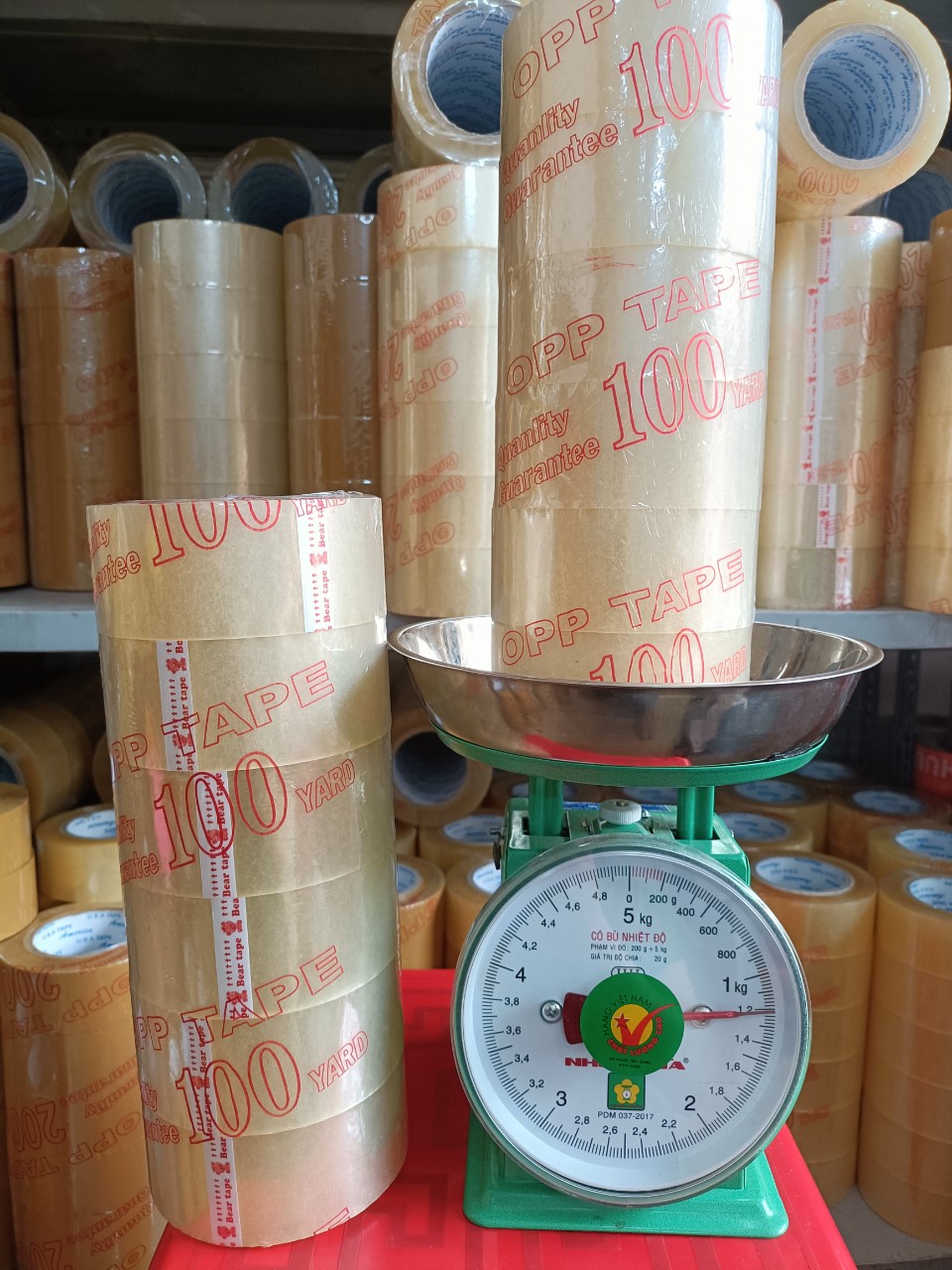 Combo 2 cây băng keo đóng hàng loại 1.2kg/cây, 100y, 48mm