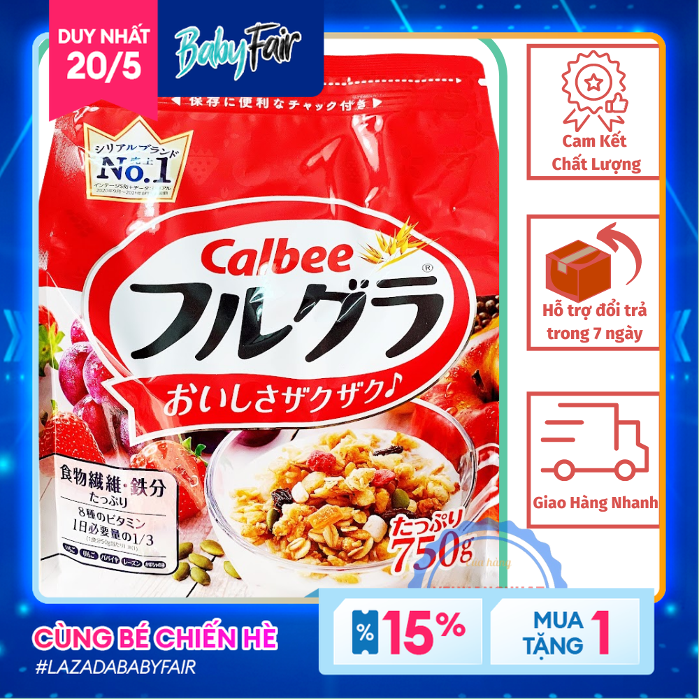 Ngũ cốc Calbee ăn kiêng giảm cân Nhật Bản với đủ vị ngon tuyệt- mix hoa quả trái cây sữa chua dùng ăn sáng