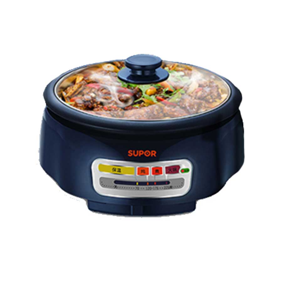 Nồi lẩu điện supor hfk26evn-130 4 lít - hàng chính hãng