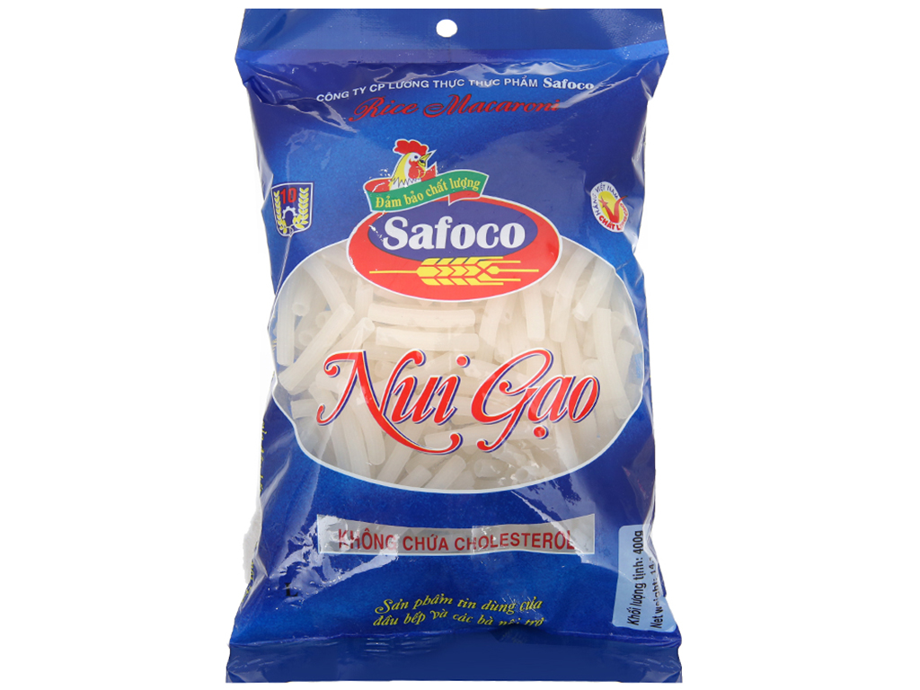 Nui gạo ống lớn Safoco gói 400g