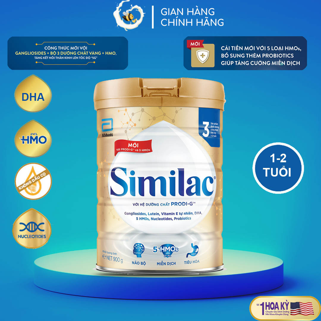 Sữa bột similac 3 hương vani 400g,900g
