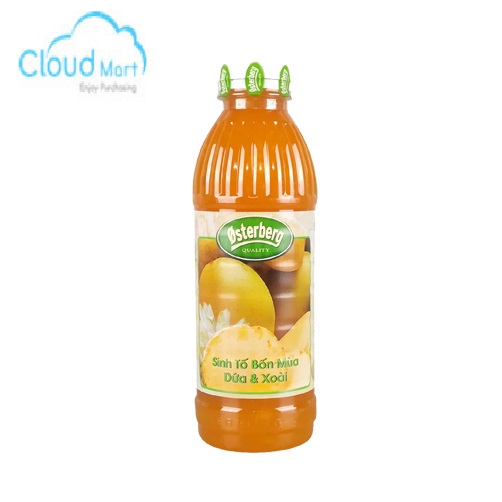 Sinh tố Osterberg Dứa & Xoài 1L - Nguyên liệu pha chế Cloudmart