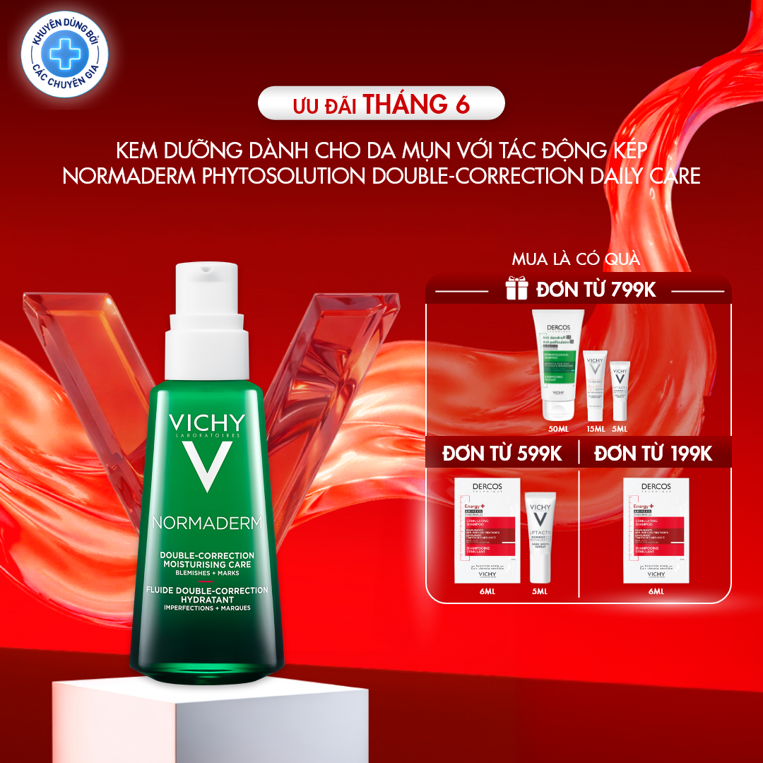 Kem dưỡng dạng gel sữa dành cho da mụn với tác động kép Normaderm Phytosolution Double-Correction Daily Care 50ml