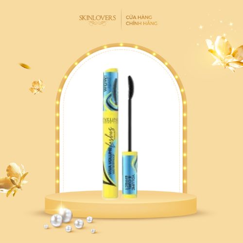 Mascara Eveline Viva Volume không lem, làm dày, cong mi 10ML