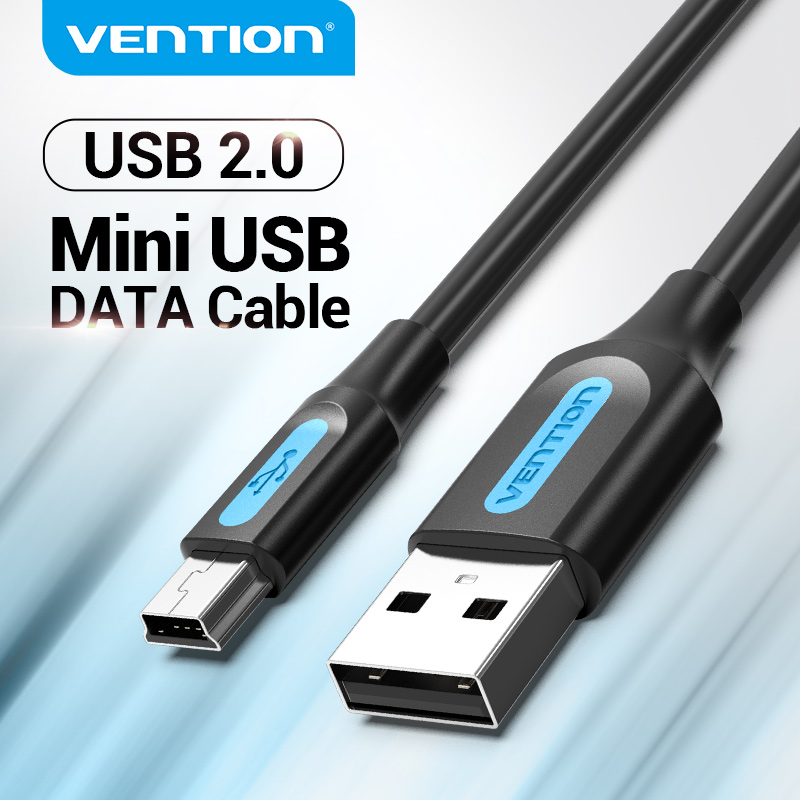 Vention cáp sạc Mini USB 2.0 A Male to Mini-B Male Cable Mini USB Date Cable Fast Charge/Transfer Cable For Camera MP3 MP4 Hard Disk USB 2.0 Mini USB Date Cable
