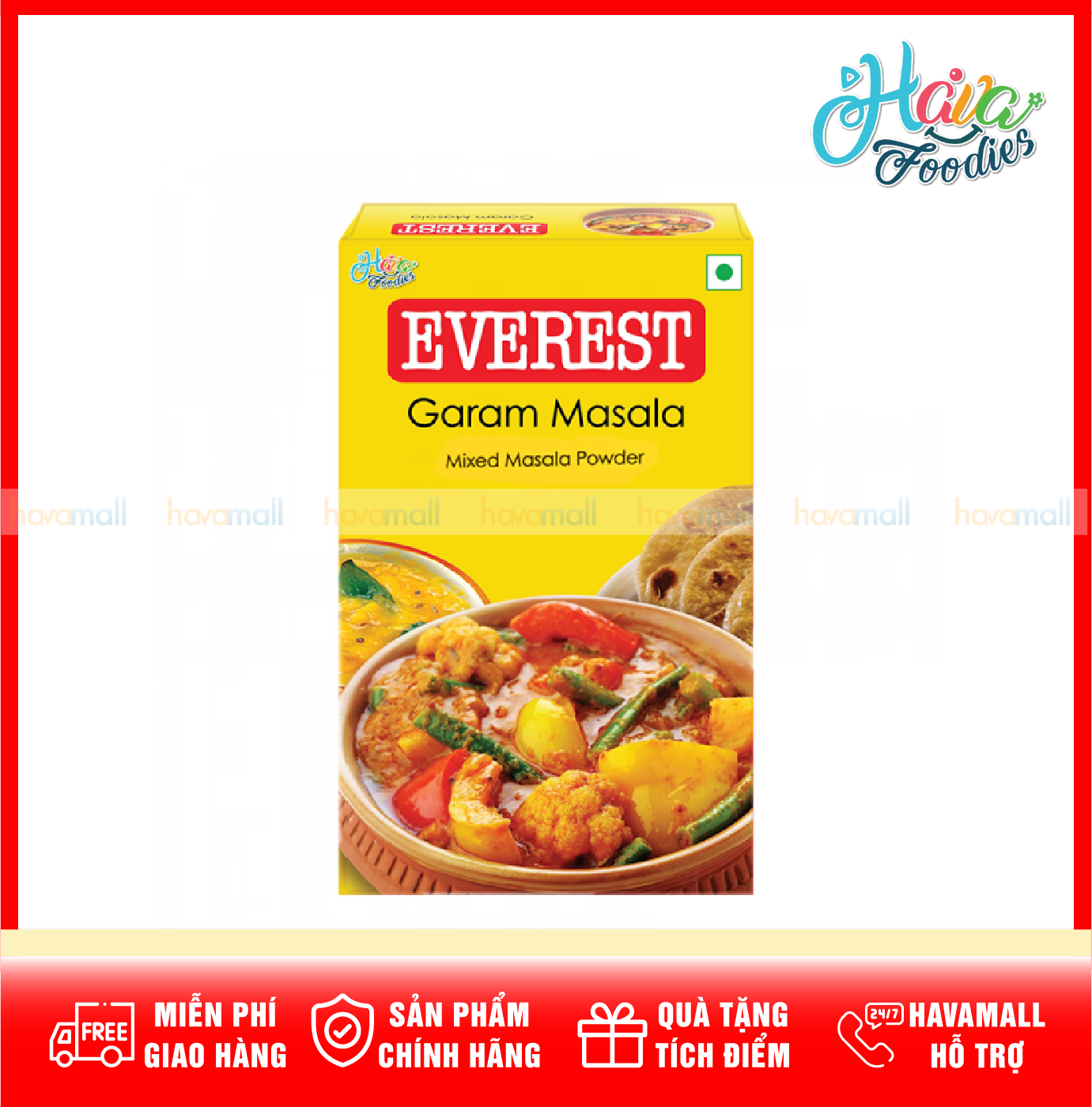 Bột gia vị ấn độ garam masala – everest garam masala 100g