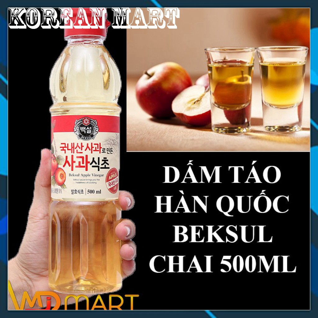 DẤM TÁO HÀN QUỐC BEKSUL CHAI 500ML