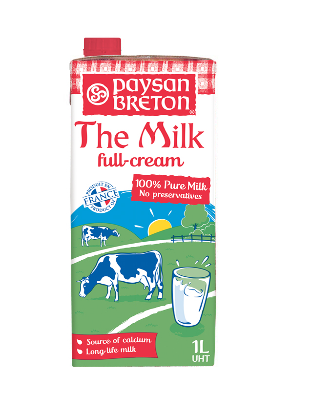 Sữa tươi Pháp Paysan Breton nguyên kem 1L