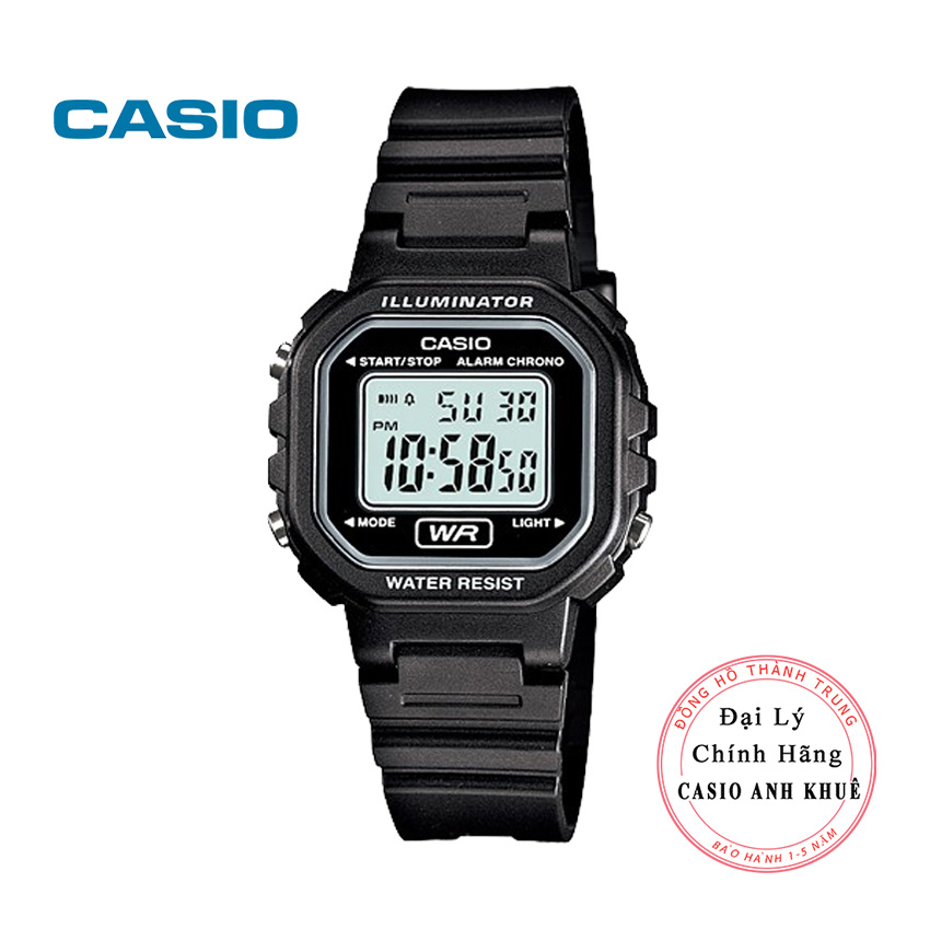 Casio La-20Wh-1A Women's Electronic Watch with Plastic Strap