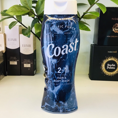 Dầu gội và sữa tắm 2-in-1 coast classic scent mỹ - 532ml