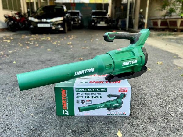 Máy thổi lá pin 21v dekton / m21-tl01bl / motor brushless / chân pin phổ thông makita