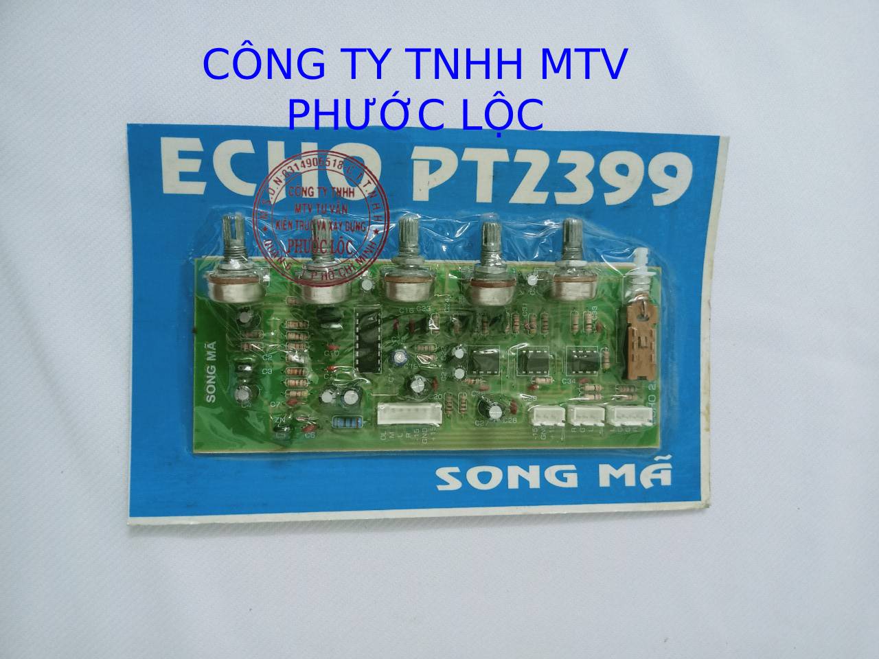Mạch amply tạo tiếng vang echo pt2399- song mã
