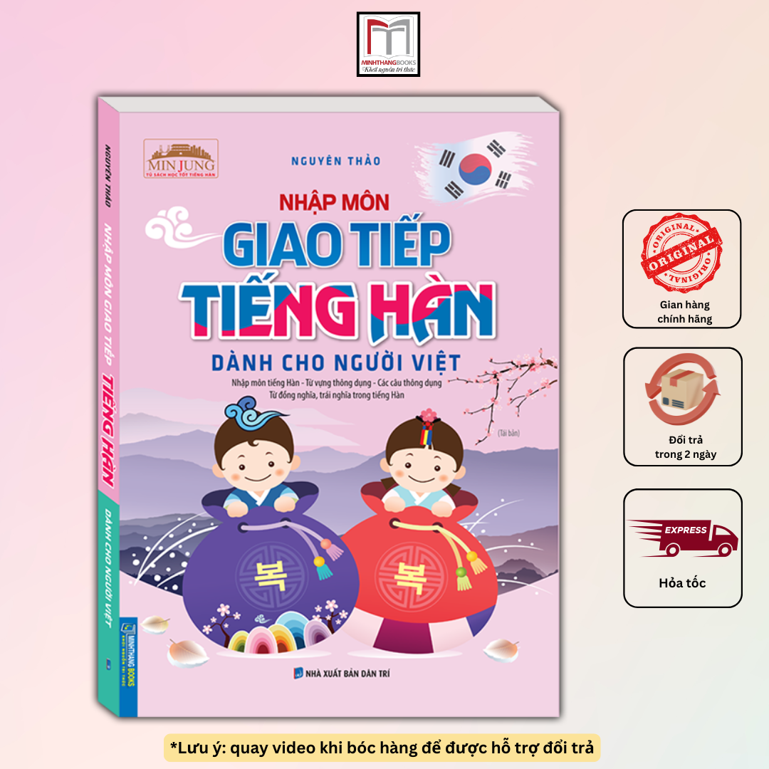 Sách - nhập môn giao tiếp tiếng hàn dành cho người việt