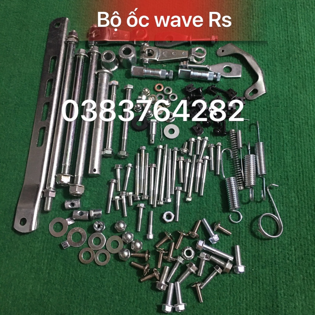 Bộ ốc xe Wave Rs+Wa 100 sản xuất theo tiêu chuẩn Honda