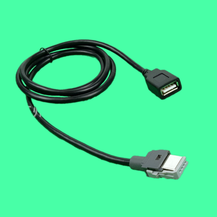DÂY USB CẮM ĐẦU DVD ZIN XE PEUGEOUT , HYUNDAI , KIA
