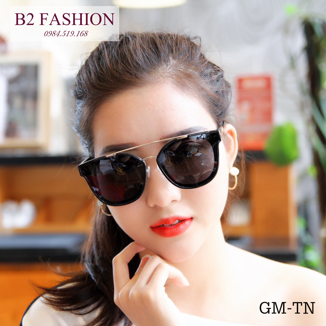 Kính mát nữ GM New Tonic - Kính râm chống tia cực tím UV 400, Polarized cao cấp chống lóa.