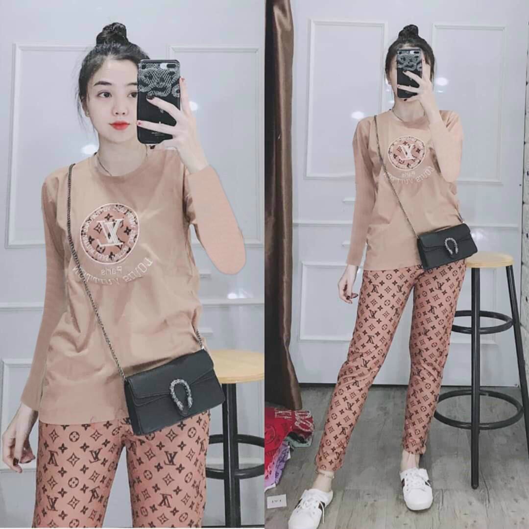 SET BỘ THUN COTTON TAY DÀI MÙA THU ĐÔNG SIÊU XINH MKM