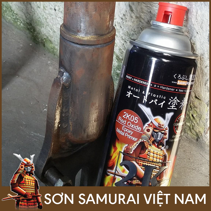 Chai sơn samurai 2k05 chống rỉ, chống ăn mòn