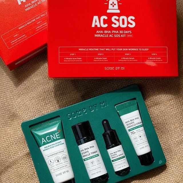Set mini trị mụn some by mi aha - bha - pha 30 days miracle starter, được sản xuất từ các thành phần lành tính, đảm bảo chất lượng như mô tả, an toàn cho người sử dụng