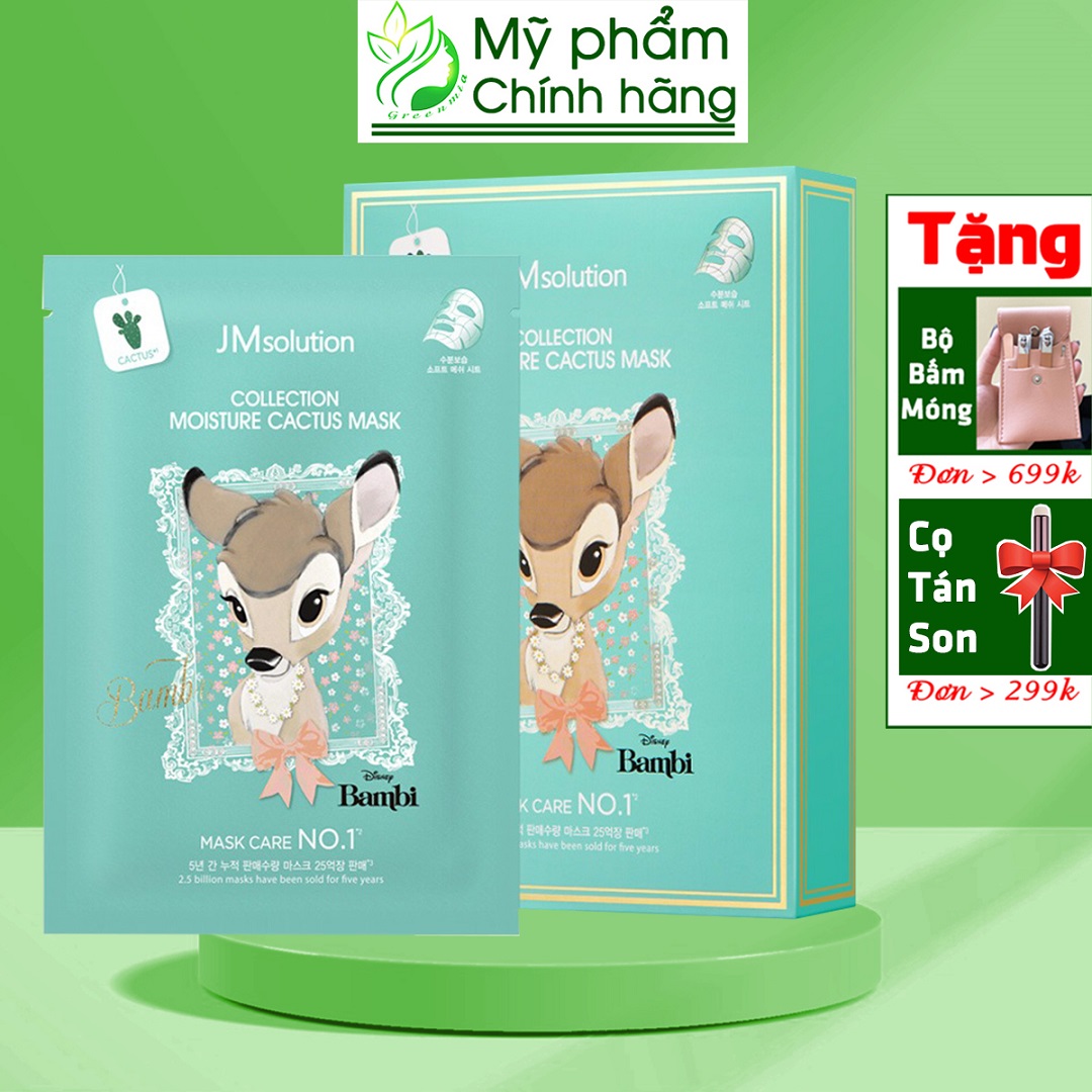 Mặt Nạ JM Solution Collection Moisture Cactus Mask Giúp Dưỡng Ẩm 30ml