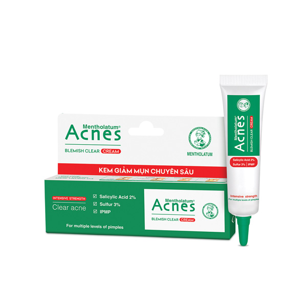 Kem giảm mụn chuyên sâu - Acnes Blemish Clear Cream