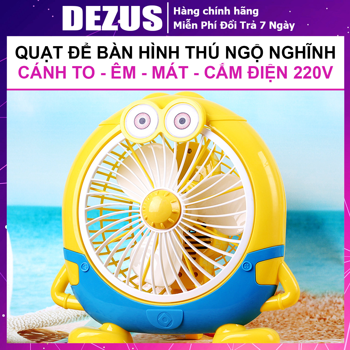Quạt mini - quạt điện mini - quạt bàn - quạt để bàn mini - quạt để giường - quạt mini để bàn - quạt nhỏ để bàn - quạt thú - quạt mini để bàn hình thú - quạt điện hình thú - cánh to, máy khỏe, gió mát