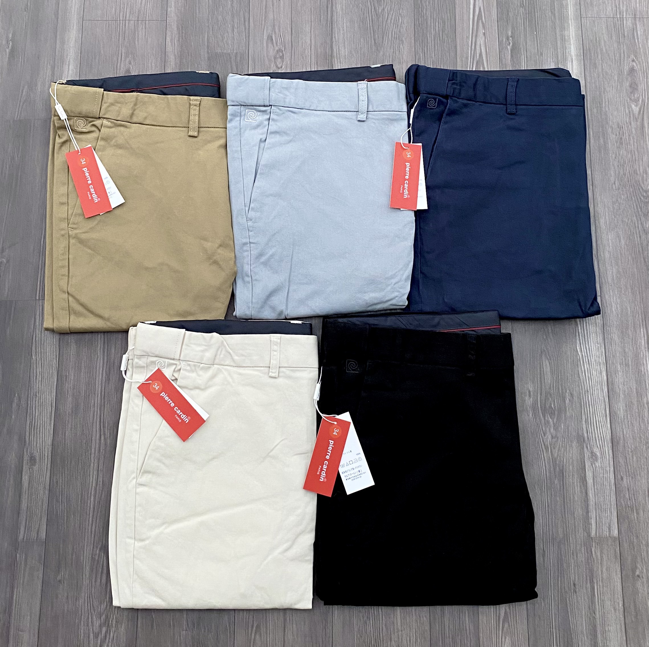 Quần kaki nam pierre cardin dáng ôm hàng xuất hàn