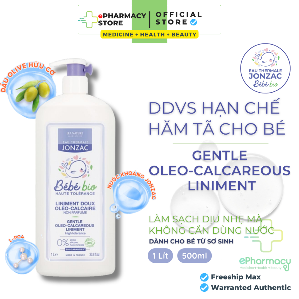 Dung Dịch Dưỡng Da Eau Thermale Jonzac Liniment Oleo-Calcareous Dịu Nhẹ Cho Bé Từ Sơ Sinh