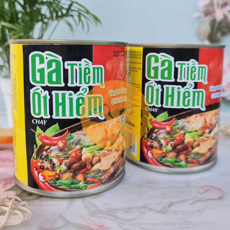 Lẩu gà tiềm ớt hiểm chay Âu Lạc - hâm nóng ăn liền ngon