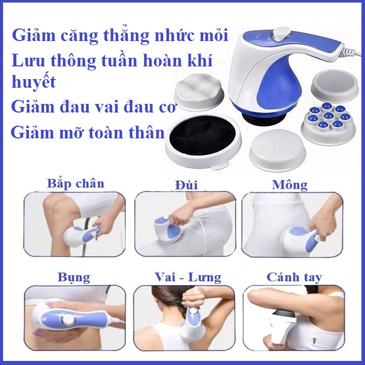 Máy Massage CầmTay - Bán Chạy Mọi Thời Đại 5 Đầu Relax Sản Phẩm Sức Khỏe Không Thể Thiếu Trong Gia Đình Việt. Chính Sách Bảo Hành Nhanh. Giao Hàng Chuyên Nghiệp.