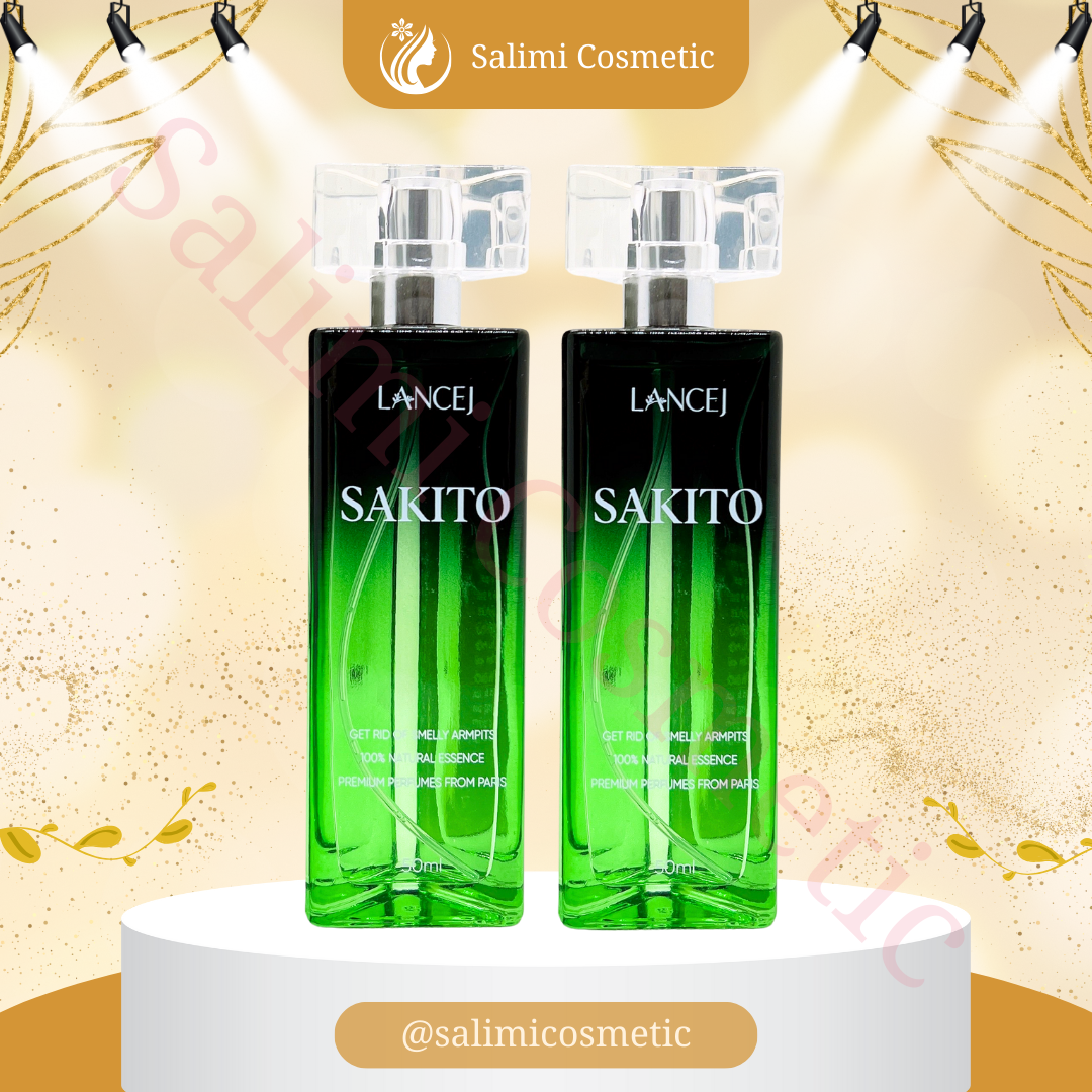 COMBO 2 Lọ Xịt Khử Mùi SAKITO LANCEJ 50ml - Làm Sạch Vùng Nách, Giúp Vùng Nách Khô Thoáng, Hương Nước Hoa Nhẹ Nhàng, Lưu Hương Lâu