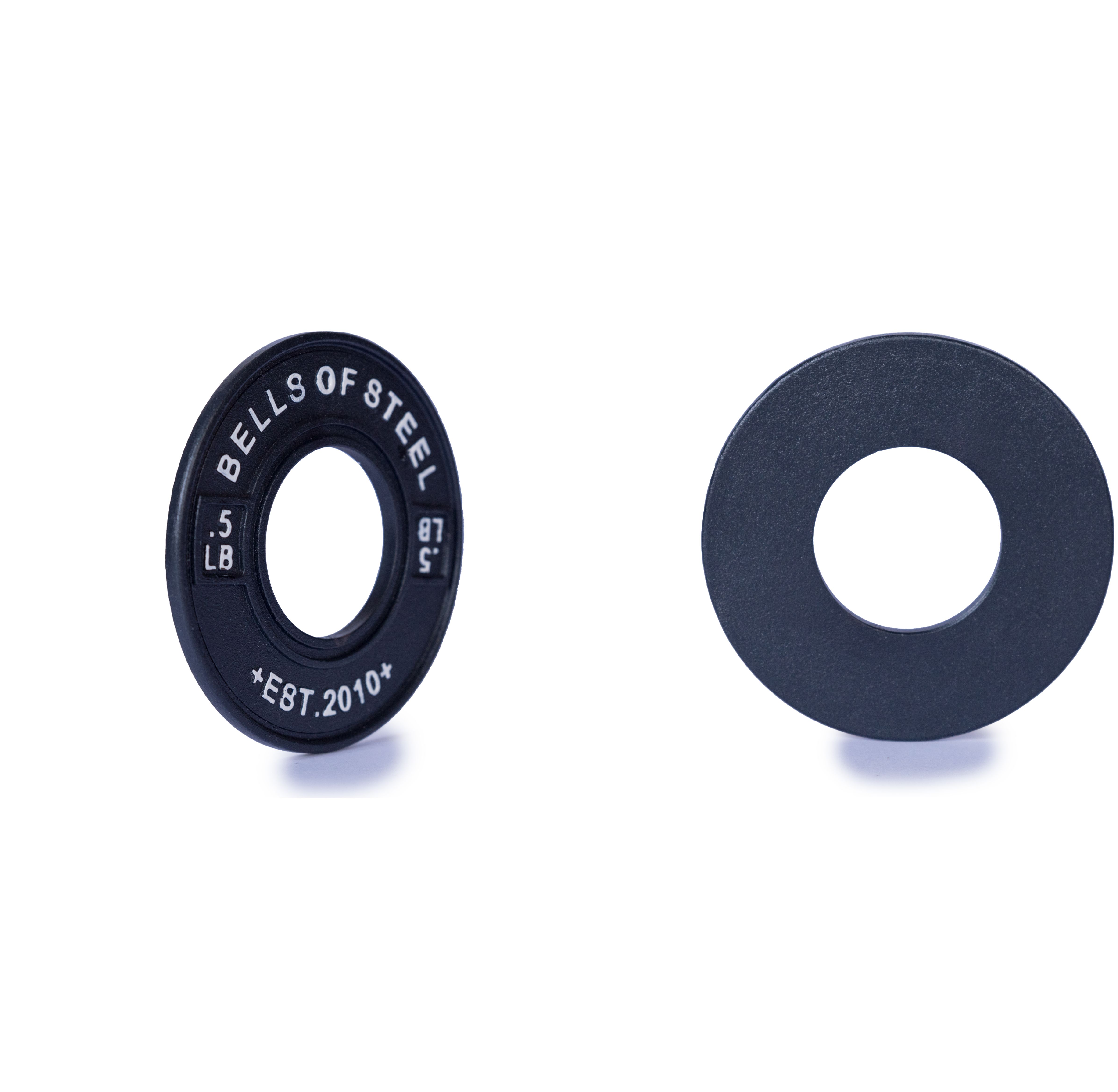 Một cặp tạ đĩa, tạ tấm, tạ miếng, tạ hiệu chuẩn, tạ calibrated plates 0.5LB tương đương với 0.22kg mỗi quả, hiệu Bells of Steel-Canada chính hãng tiêu chuẩn xuất khẩu