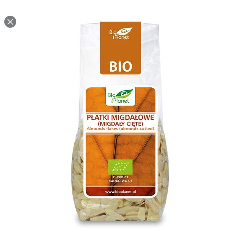 Hạnh nhân hữu cơ cắt lát Bio Planet 100g