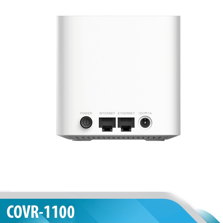 D-LINK COVR-1100-3 (3-Unit) Gigabit - Bộ phát Wi-fi Mesh băng tần kép chuẩn AC1200 Whole Home Mesh Gigabit