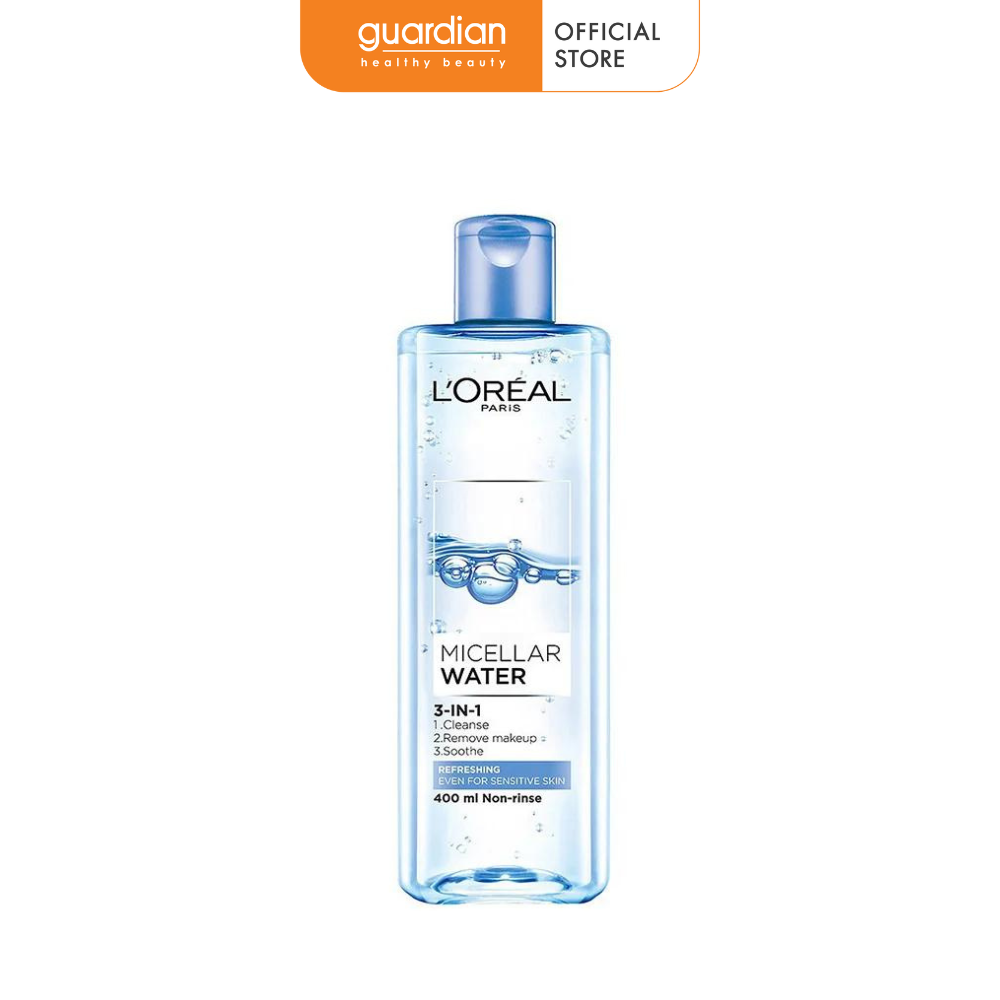 Nước Tẩy Trang L'Oréal Paris 3 In 1 Micellar Water Làm Tươi Mát Da 400Ml