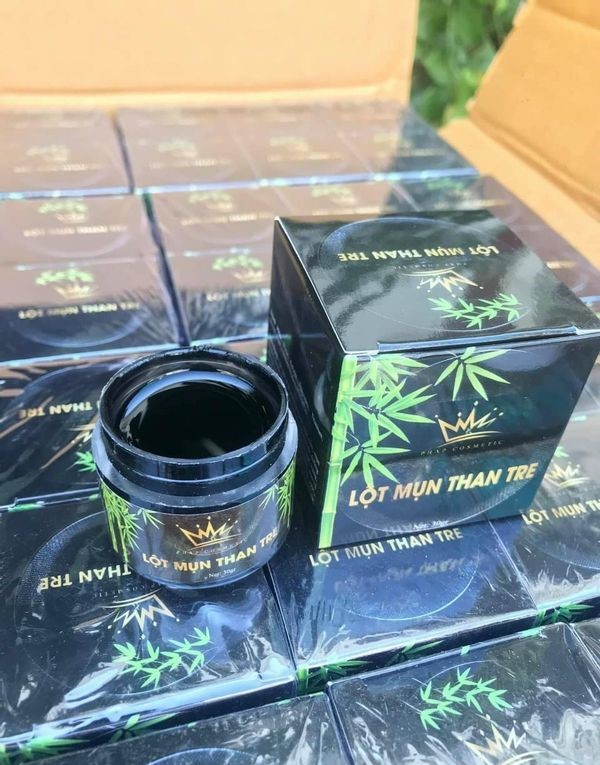Gel hút mụn than tre hoạt tính - gel lột lụn than tre - hút sạch mụn và bụi bận 30g