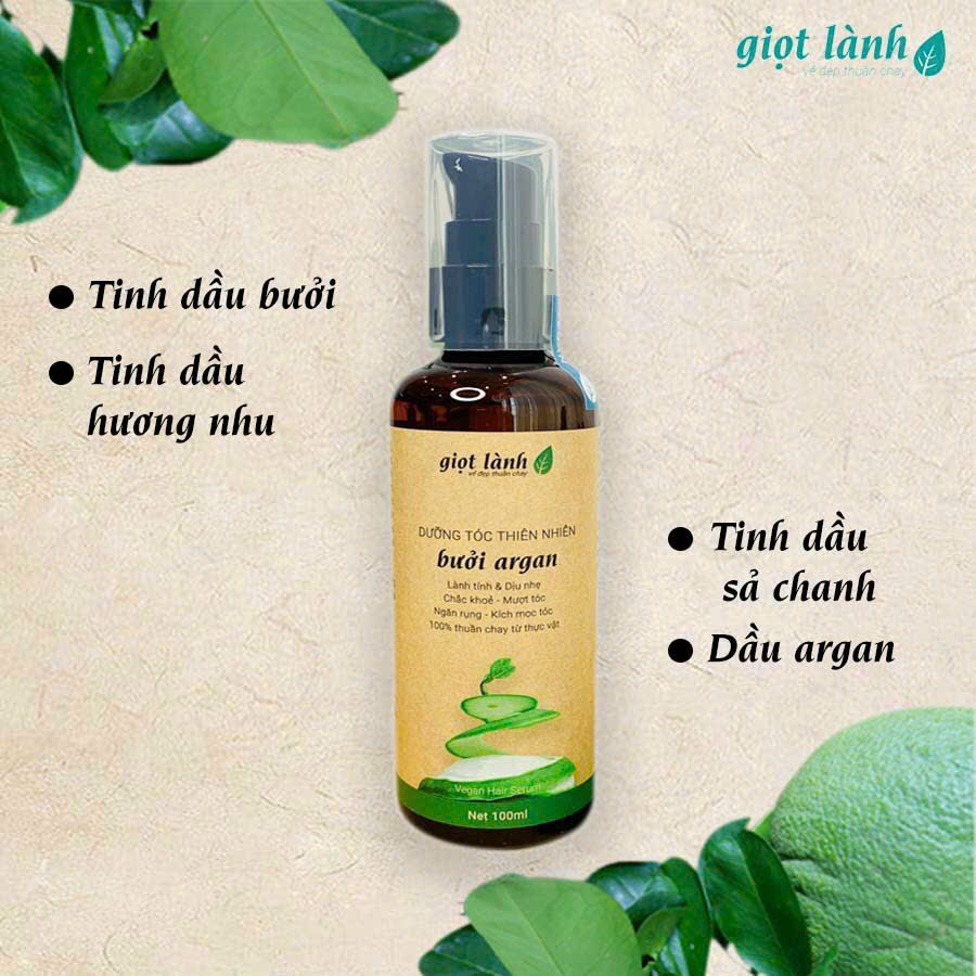 Combo 2 chai Xịt tóc tinh dầu bưởi, kích mọc tóc, giảm gãy rụng Giọt Lành - 100ml mẫu mới